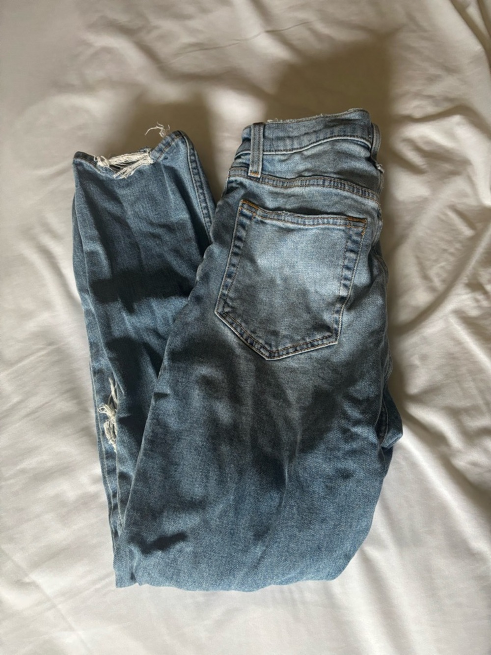 Abercrombie & Fitch Light Blue Denim High Rise Jeans